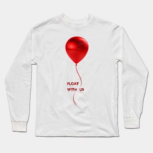 Float With Us Long Sleeve T-Shirt by Multiplanetary Studios